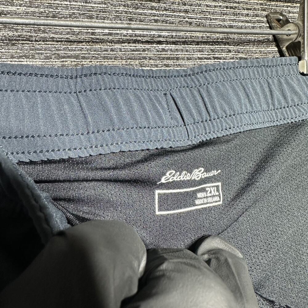 Eddie Bauer Shorts Men's Size 2XL Blue Workout Running Gym Athletic Fitness - Picture 6 of 13
